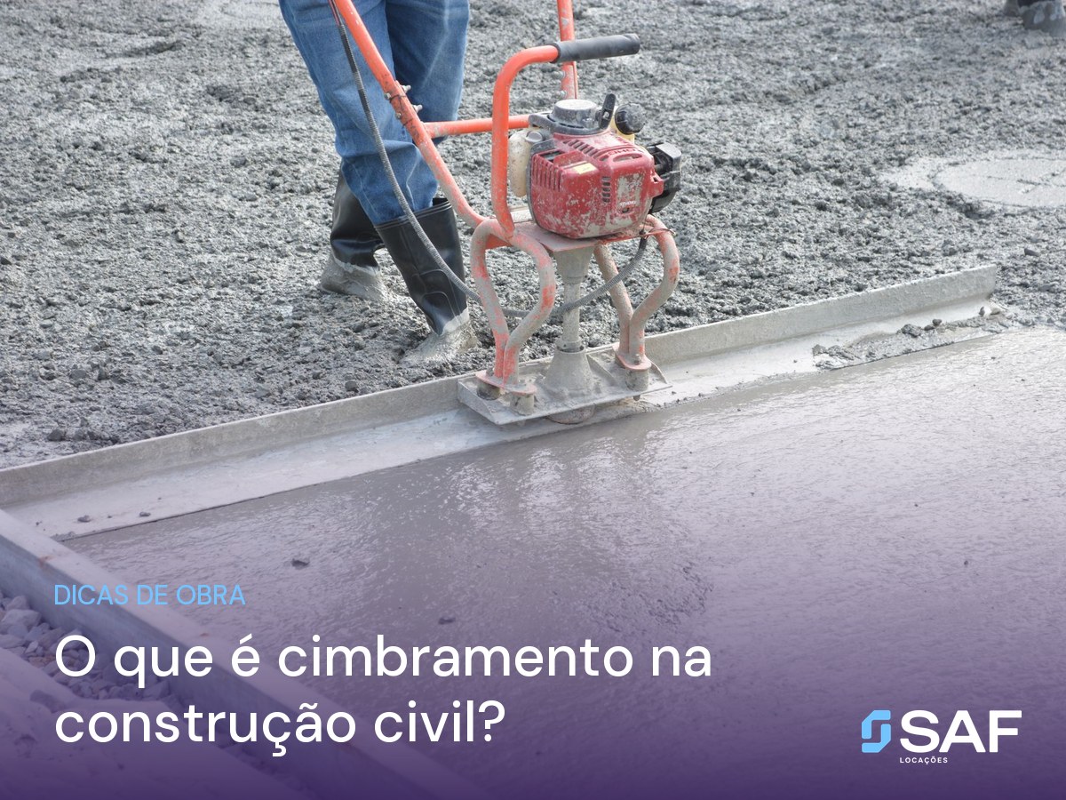 O que é cimbramento na construção civil?